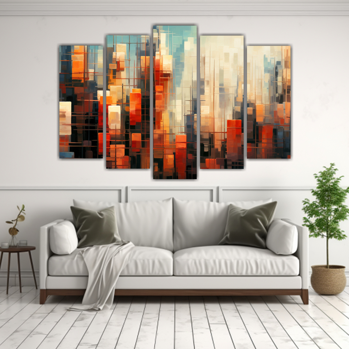 CUADROS DECORATIVOS MODERNOS MINIMALISTAS PARA 125X75 CM - 2