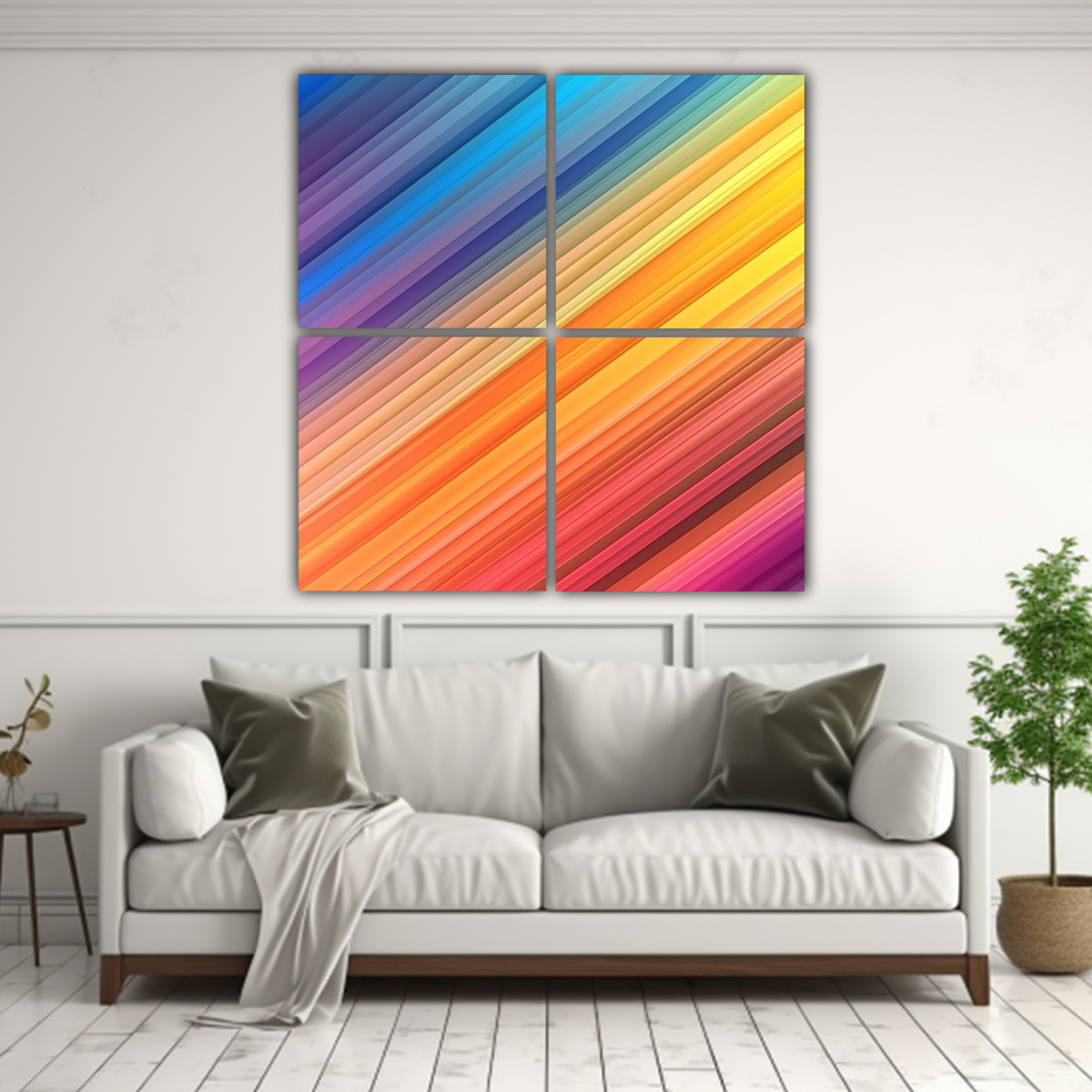 CUADROS DECORATIVOS BELLEZA NATURAL 8K EN COLORES 200X200 CM - 2