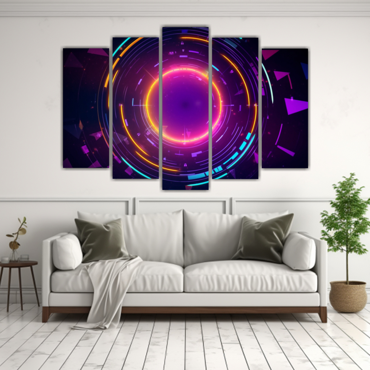 LIENZOS IMPRESOS SALA: TECNOLOGÍA VELOCIDAD 100X65 CM - 2