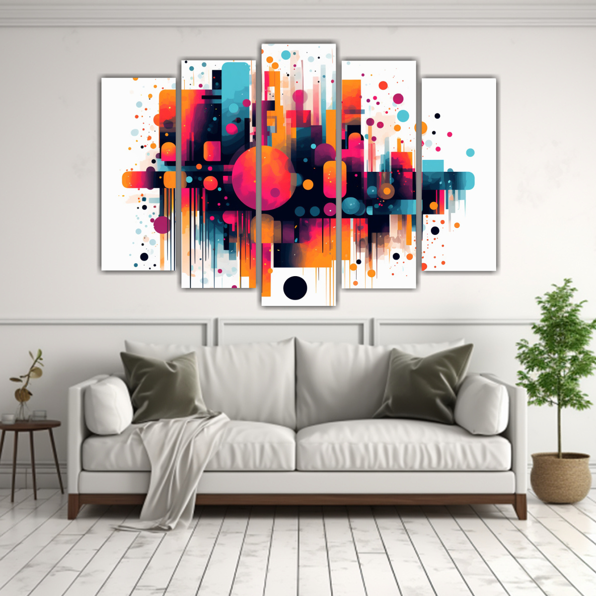 CUADROS DECORATIVOS JUVENILES EN LIENZO CON 125X75 CM - 2