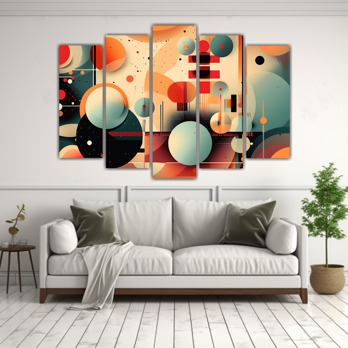 CREAR ARTE DIGITAL INSPIRADO EN PATRÓN ABSTRACTO 125X75 CM - 2