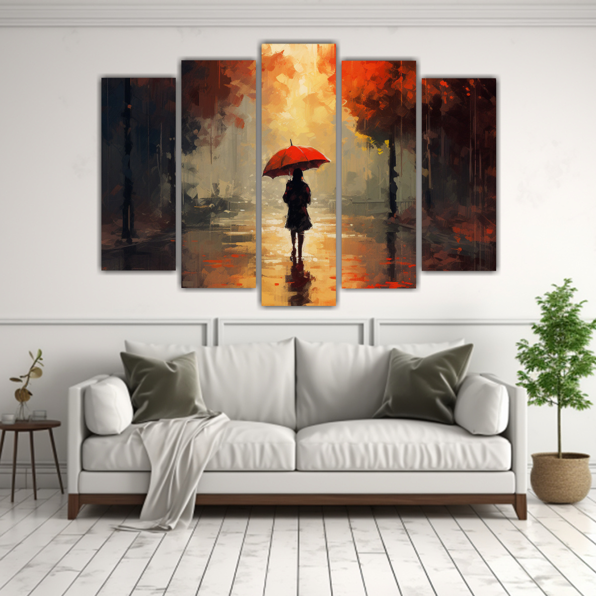 CUADRO BASTIDOR ABSTRACTO EFECTO VISUAL 225X150 CM - 2