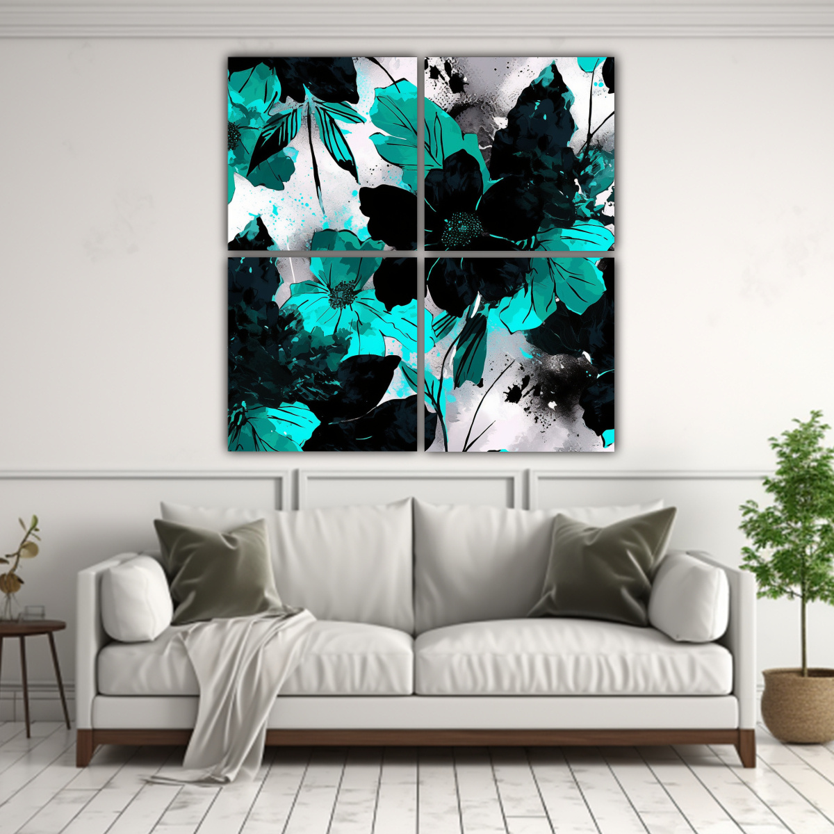 CUADRO DECORATIVO ÚNICO SUBLIMADO EN LIENZO 160X160 CM - 2