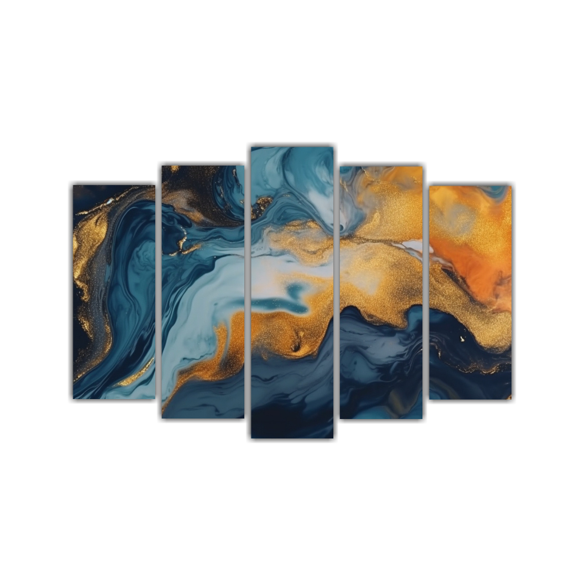 PINTURAS DECORATIVAS ABSTRACTAS INSPIRADAS EN LA 125X75 CM - 1