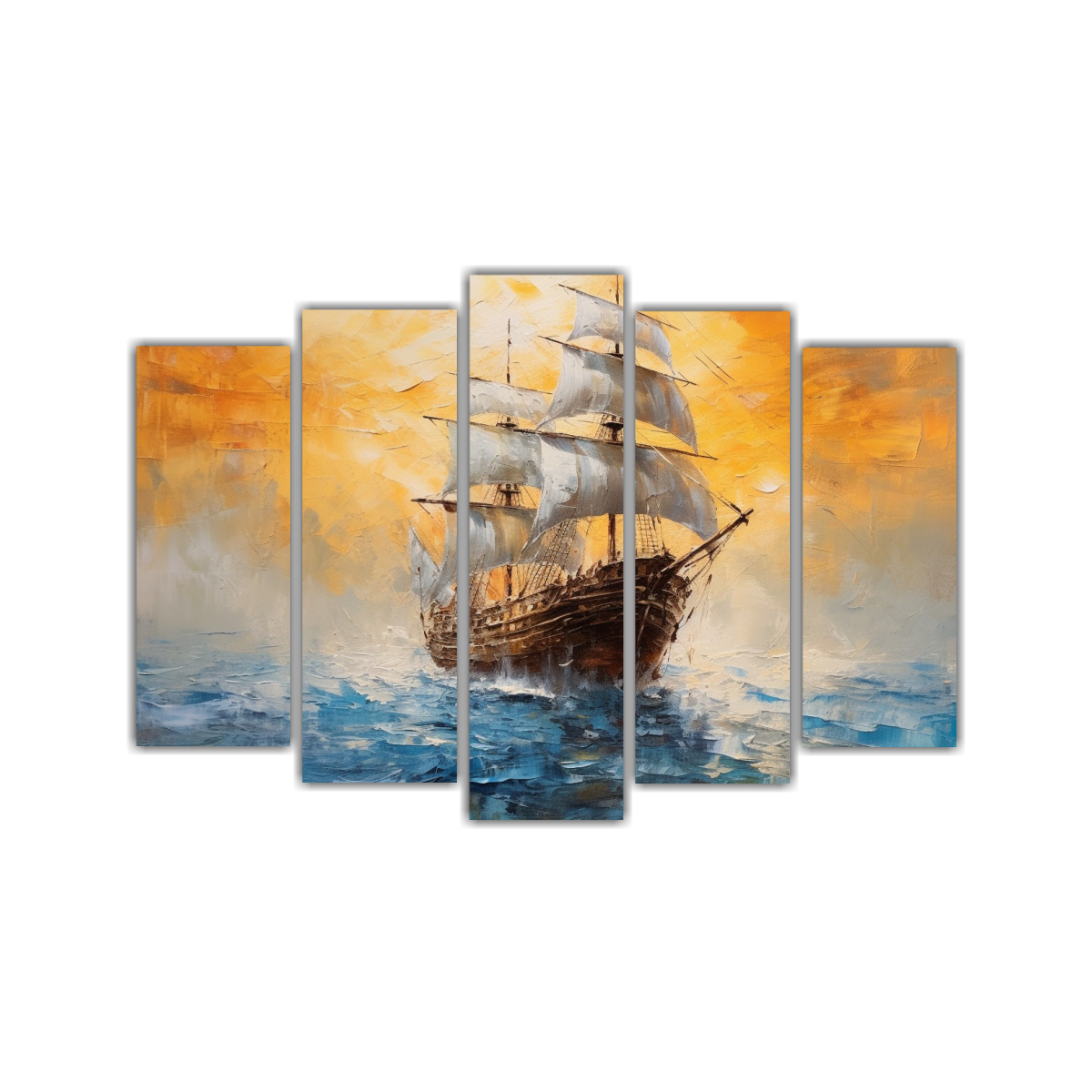 PINTURA REALISTA EN ÓLEO CON ESPÁTULA EN FORMA 150X100 CM - 1