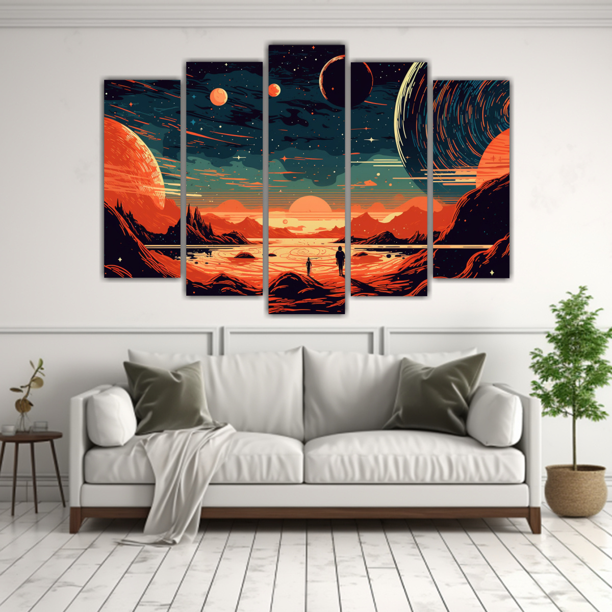 CUADROS DIBUJO SENSIBILIDAD ARTÍSTICA ESPACIO 125X75 CM - 2