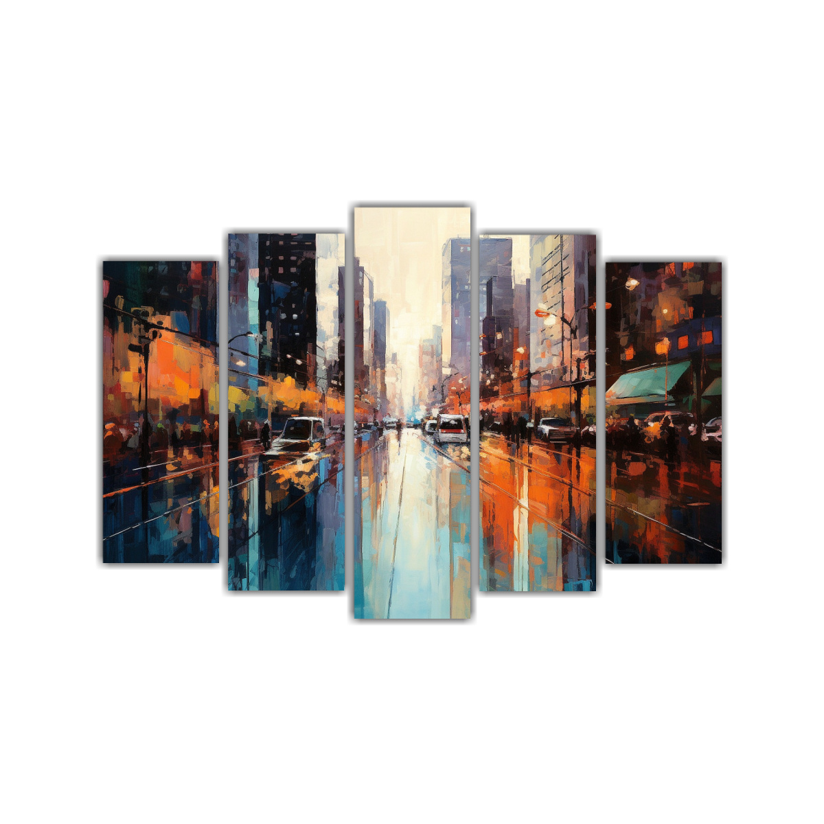 PINTURA DETALLA BUCLE PRESENTE CAPTURA ÚNICO 150X100 CM - 1