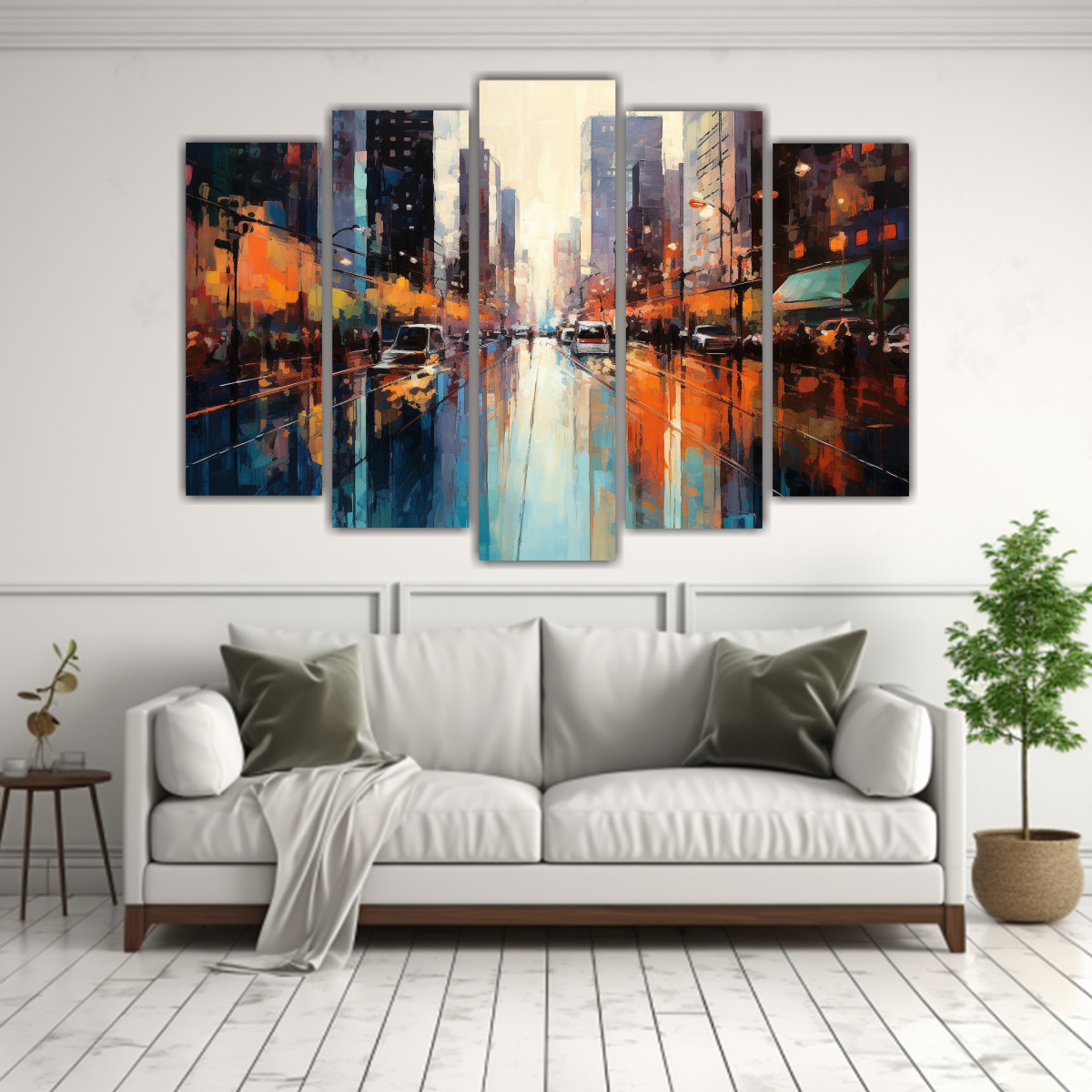 PINTURA DETALLA BUCLE PRESENTE CAPTURA ÚNICO 150X100 CM - 2