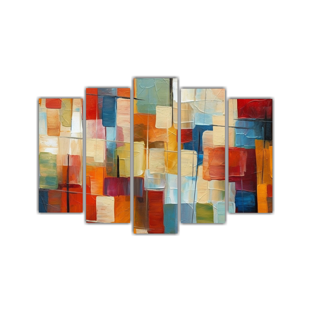 PINTURAS ABSTRACTAS Y TEXTURAS EN DECORACIÓN: 225X150 CM - 1