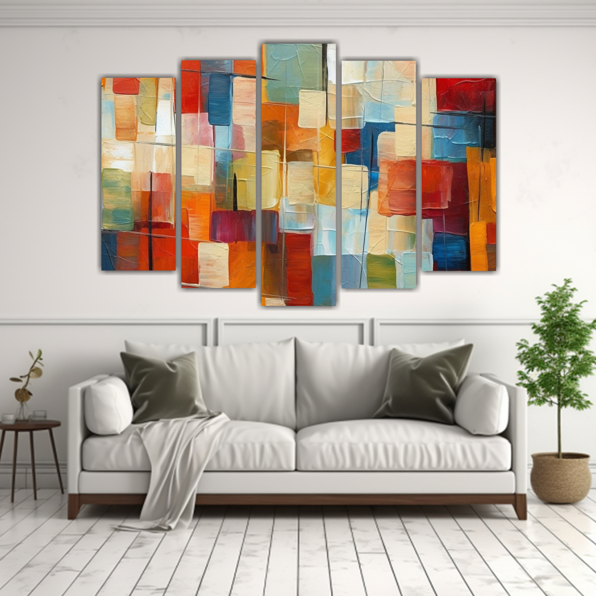PINTURAS ABSTRACTAS Y TEXTURAS EN DECORACIÓN: 225X150 CM - 2