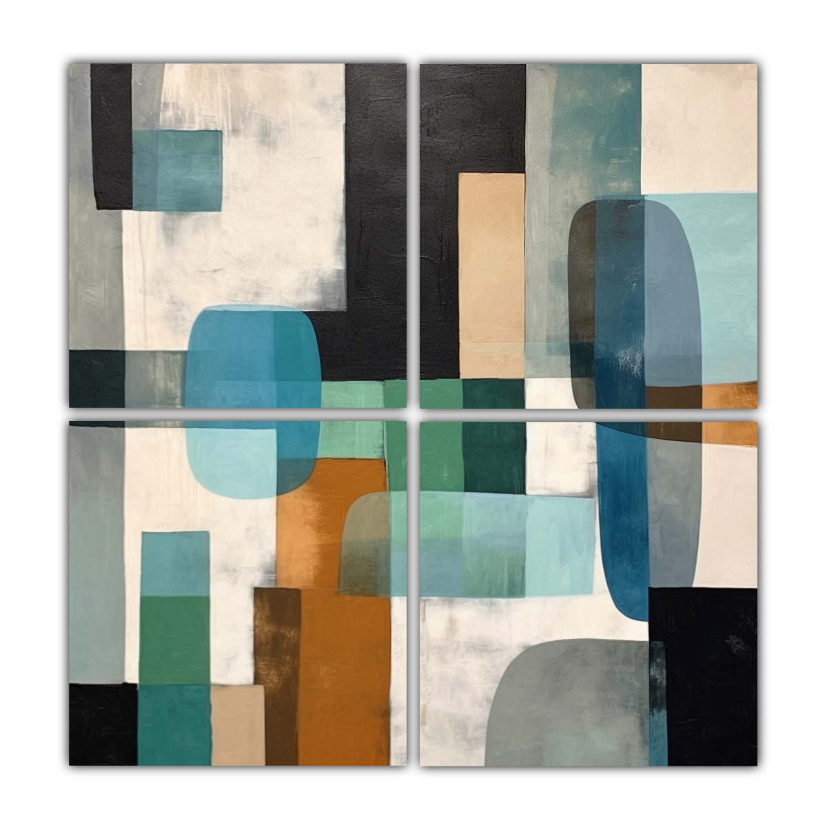 LIENZOS MINIMALISTAS DE TEMÁTICA LLAMATIVA TONO 80X80 CM - 1