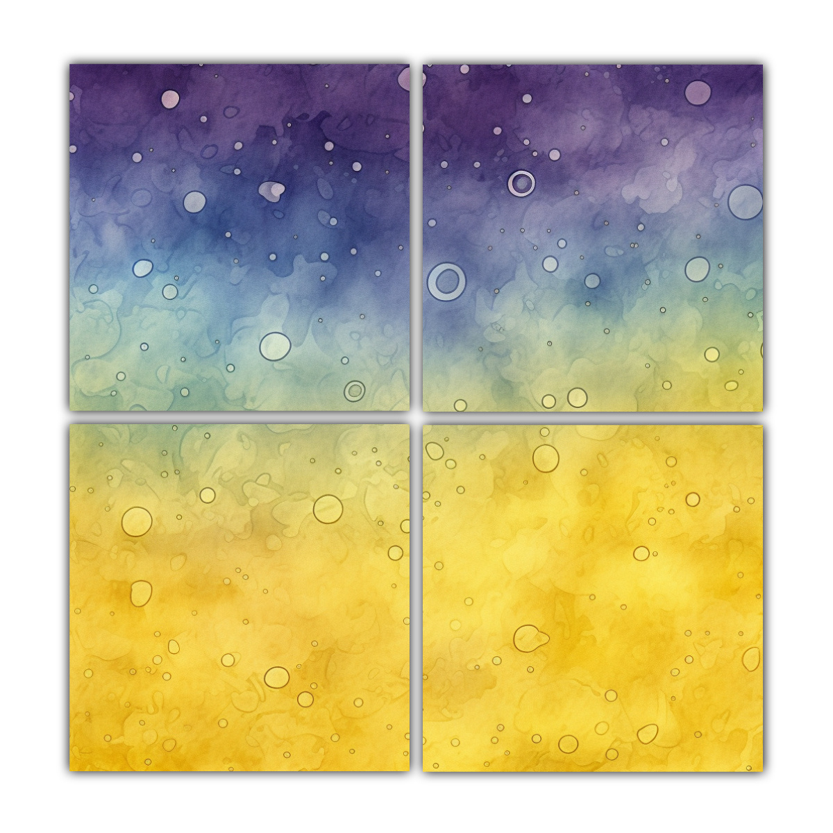 CUATRO ARTES DE PARED TONOS DE TEXTURA PARA 200X200 CM - 1