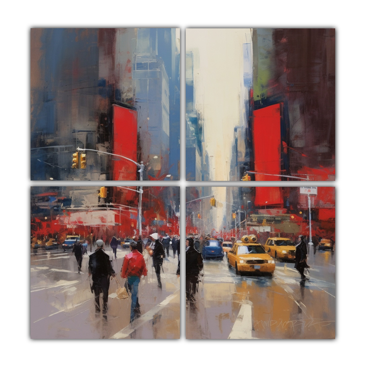 CUADRO TEMÁTICO DE LA ENERGÍA VIBRANTE DE LA 140X140 CM - 1