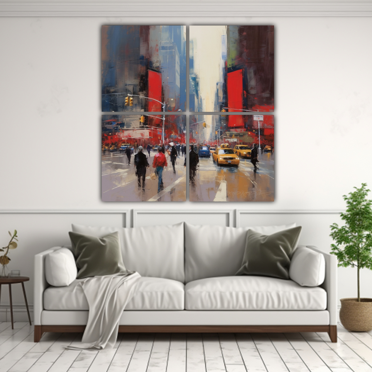CUADRO TEMÁTICO DE LA ENERGÍA VIBRANTE DE LA 140X140 CM - 2