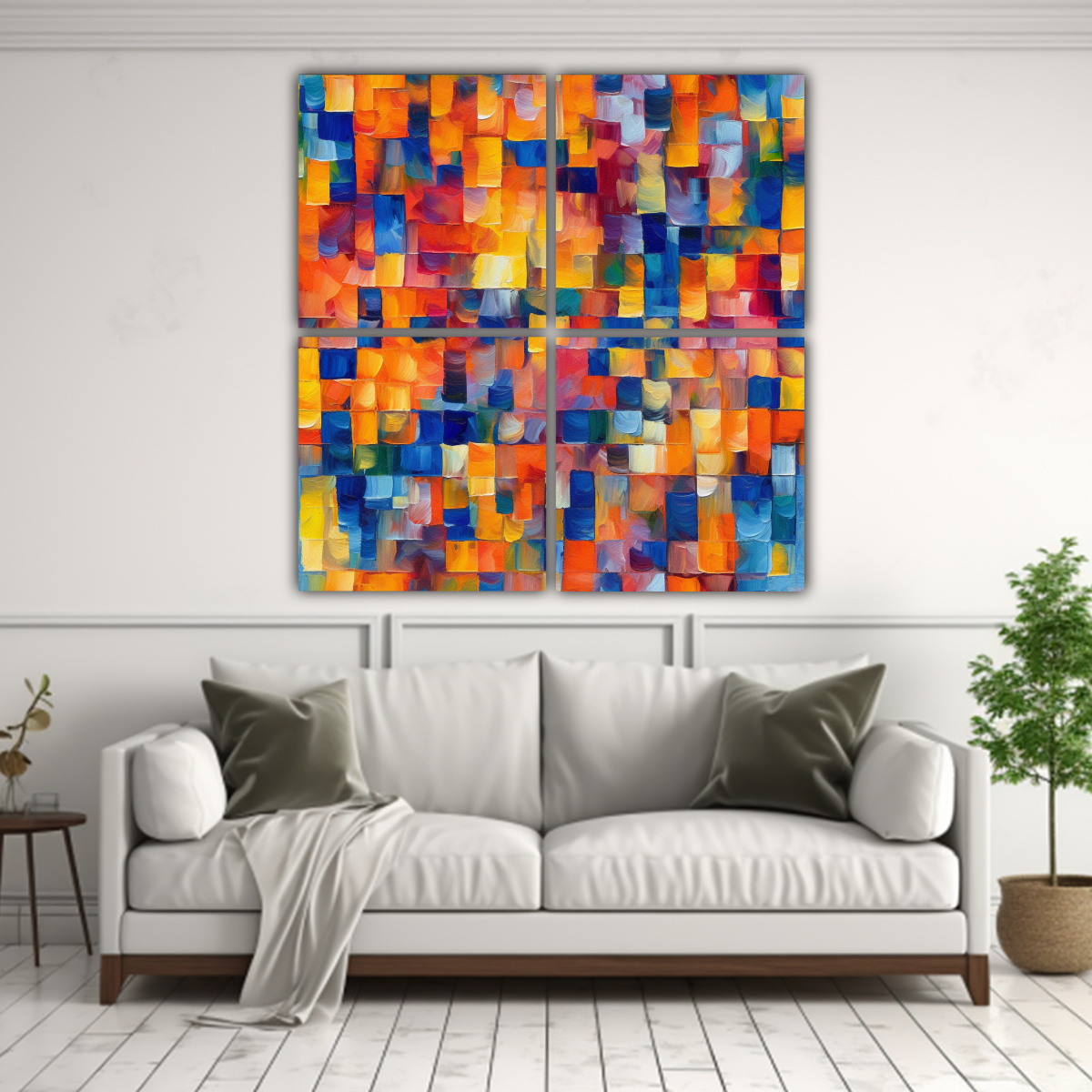 CUADROS DECORATIVOS DE MOVIMIENTO CLÁSICO EN 180X180 CM - 2