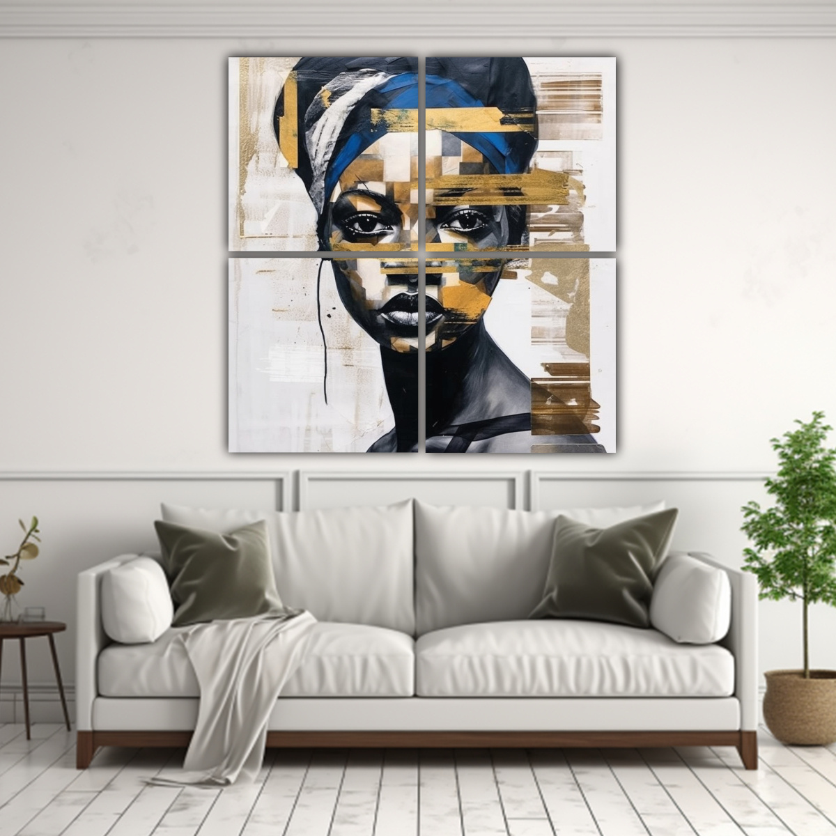 PINTURA COMPOSICIONES CÁLIDAS: SIMPLICIDAD CON 200X200 CM - 2