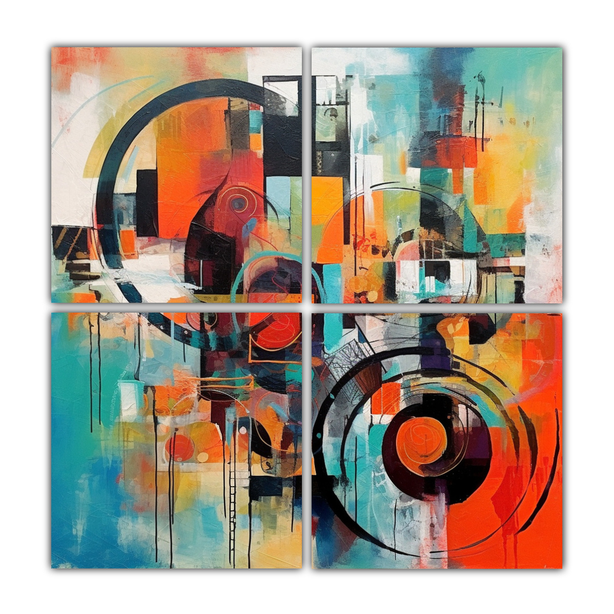 PINTURAS DE DECORACIÓN INSPIRADORAS PARA EL 40X40 CM - 1