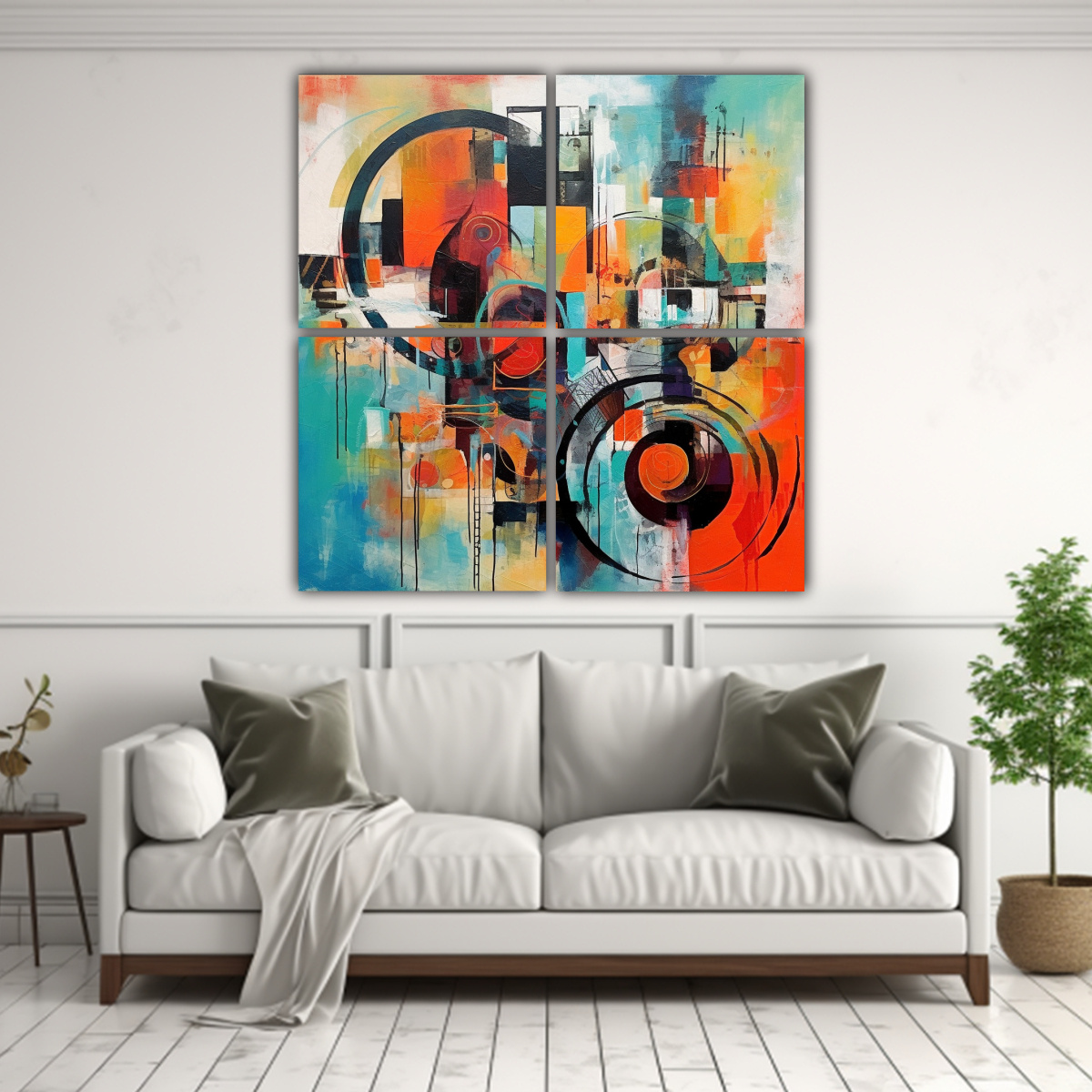 PINTURAS DE DECORACIÓN INSPIRADORAS PARA EL 40X40 CM - 2