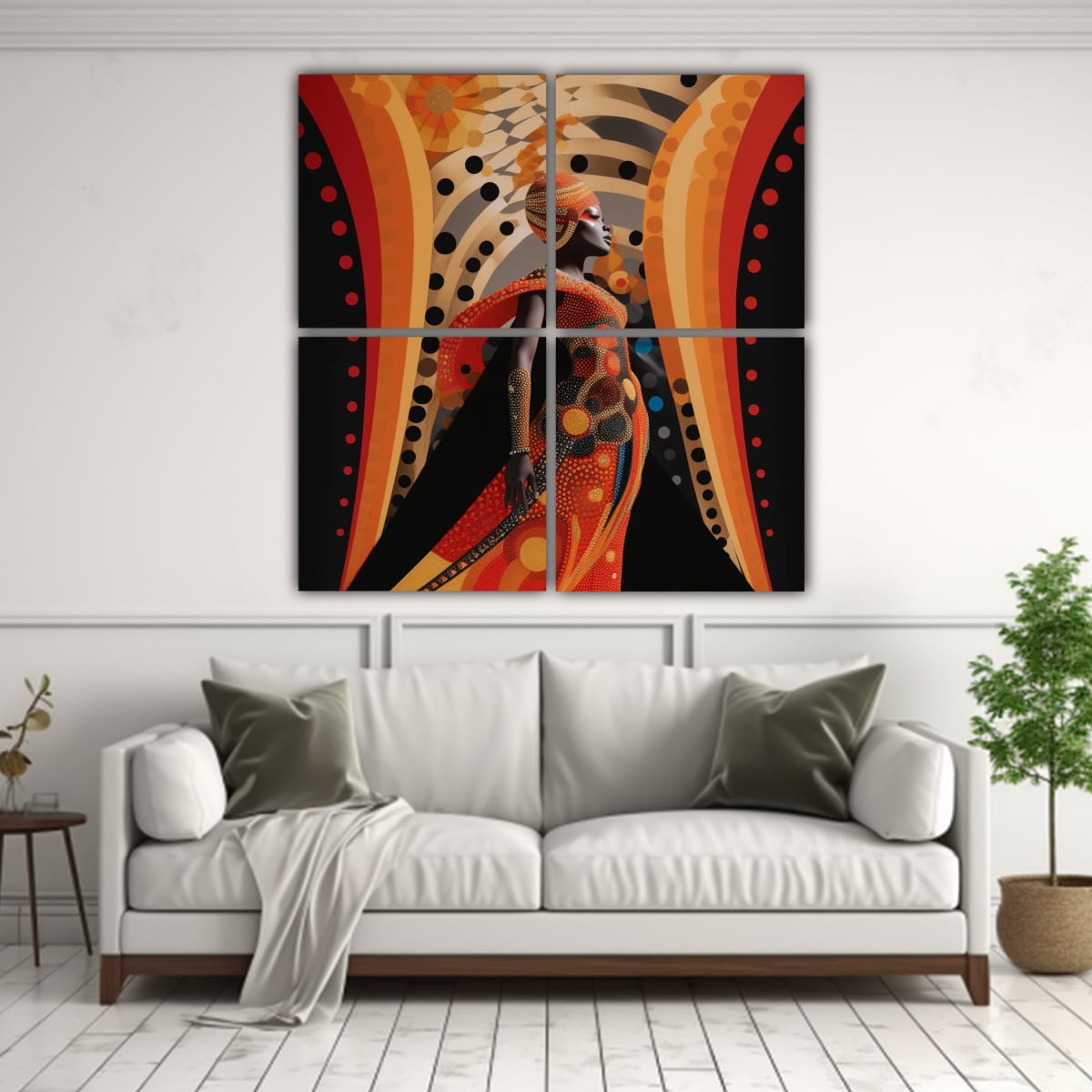 BELLAS PINTURAS DECORATIVAS EN BASTIDOR CON 100X100 CM - 2