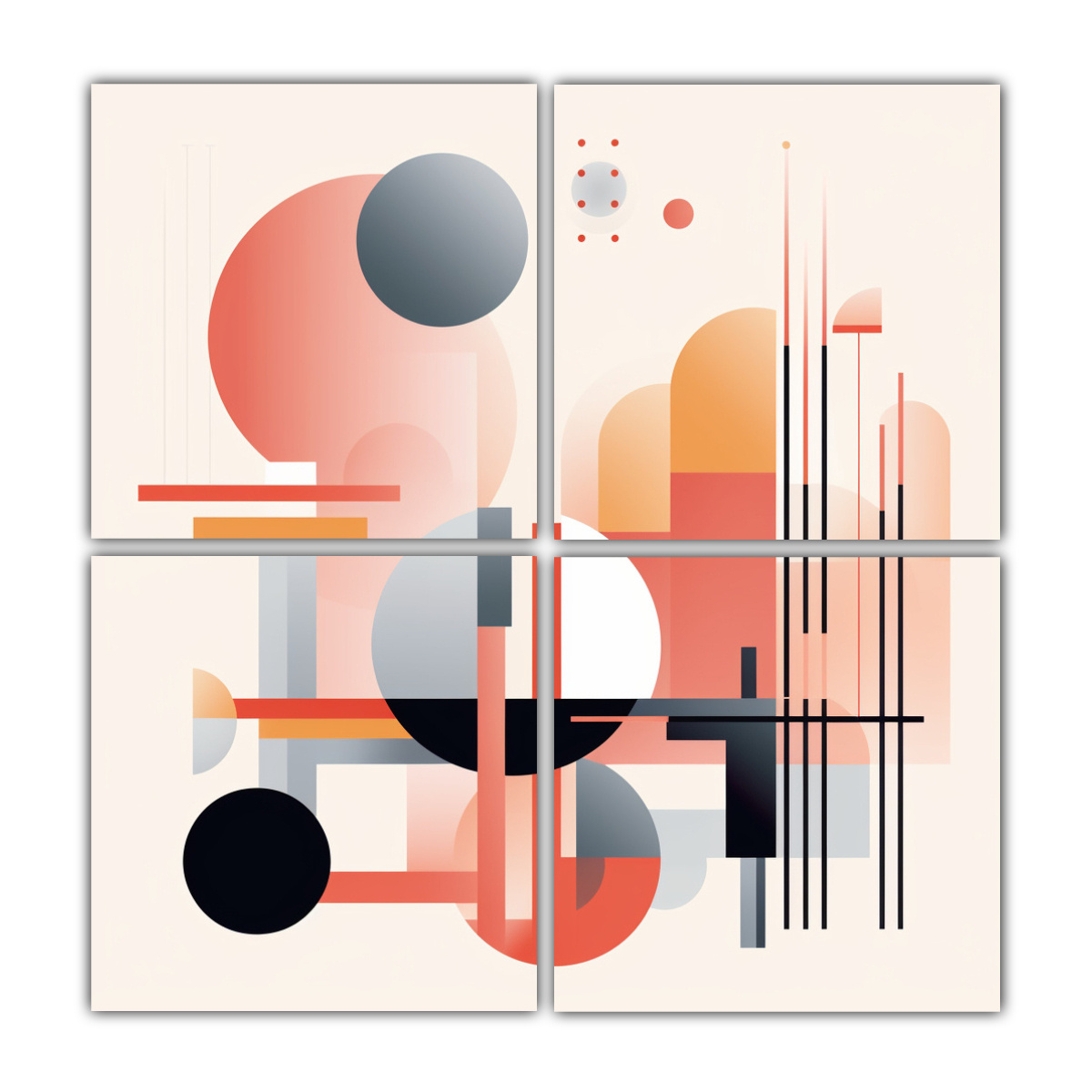 CUADROS DECORATIVOS MINIMALISTAS DE ESTILO 60X60 CM - 1
