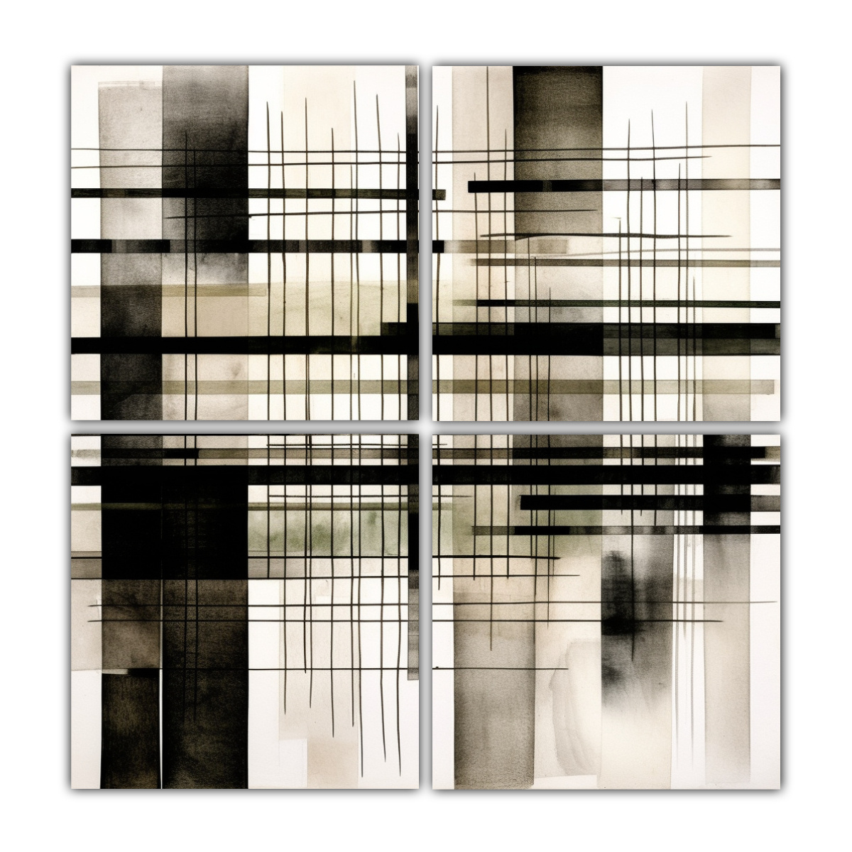 CUATRO ARTES MOVIMIENTO MODERNIDAD COMPOSICIÓN 200X200 CM - 1