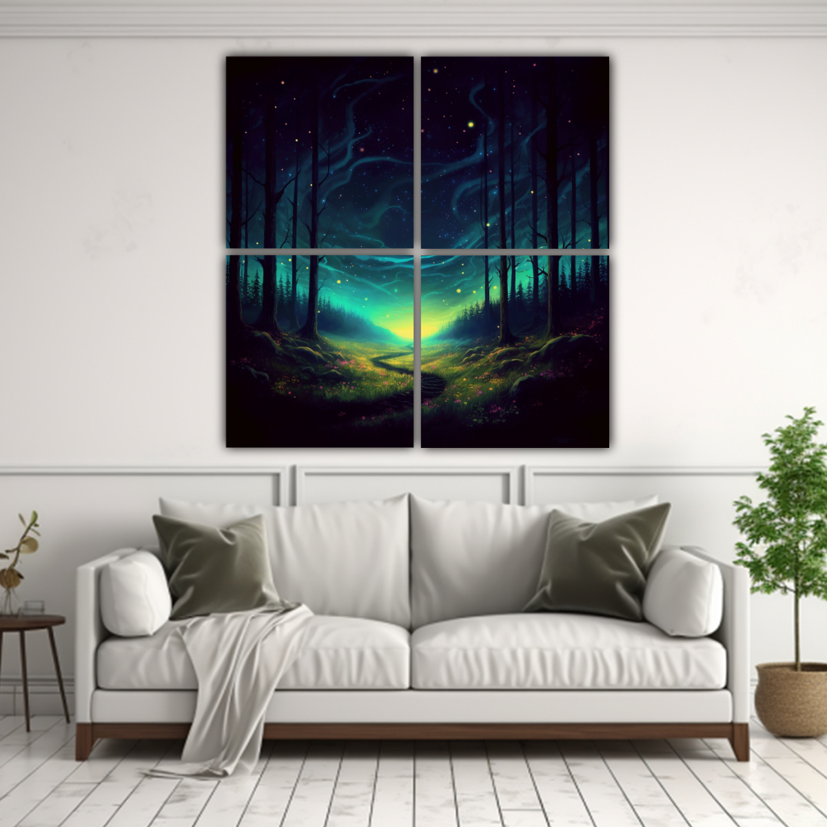 CUADROS DE PARED ESPACIO DE ALTA CALIDAD 120X120 CM - 2