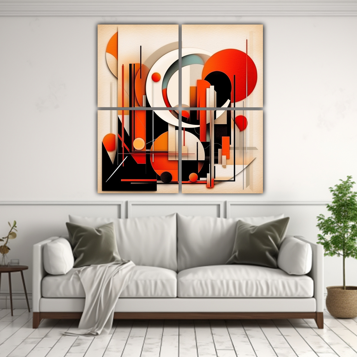 CUADROS FOTOGRAFÍA NATURALEZA VIVA ESTILO 120X120 CM - 2