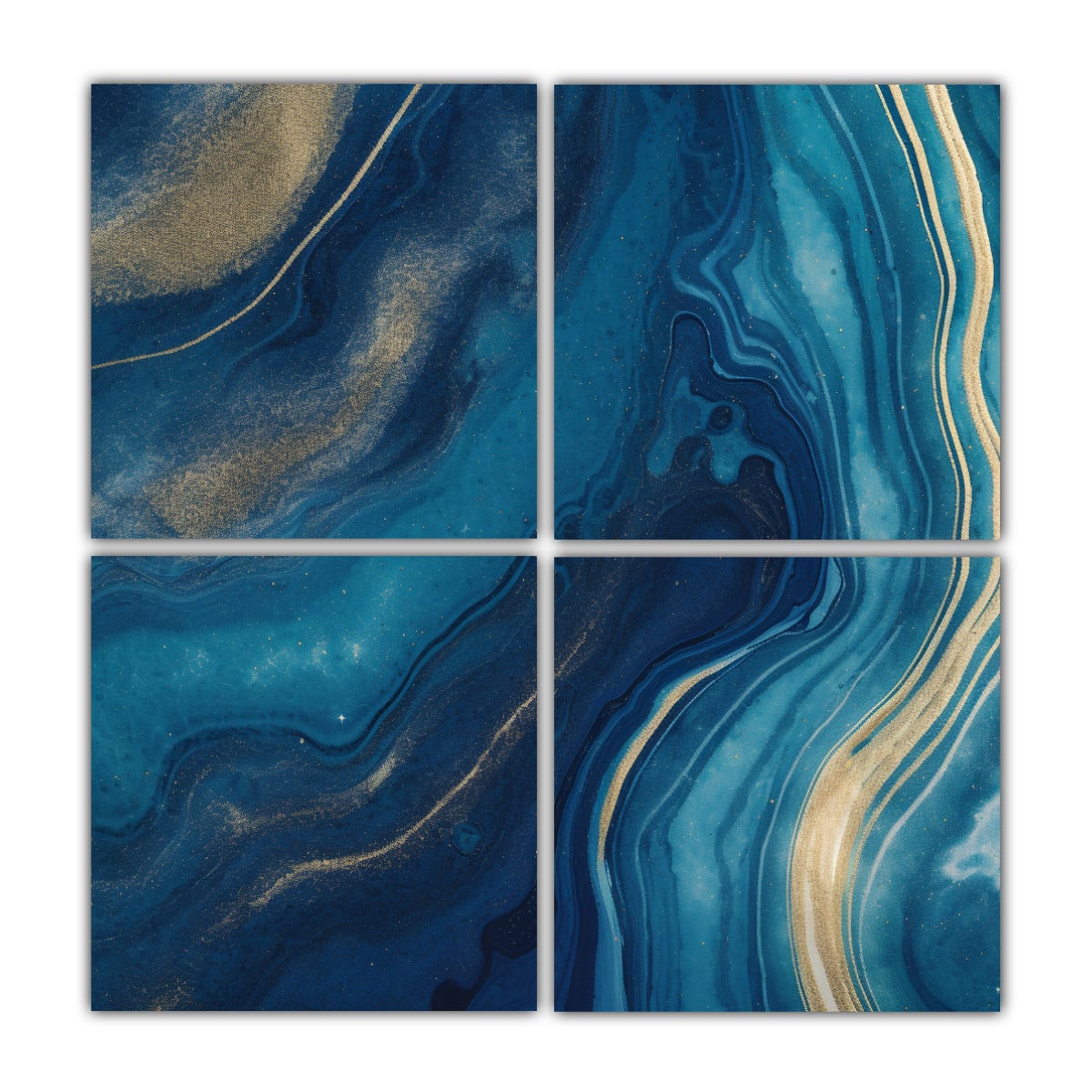 CUATRO COMPOSICIÓN BELLEZA NATURAL Y154 PINTURAS 100X100 CM - 1