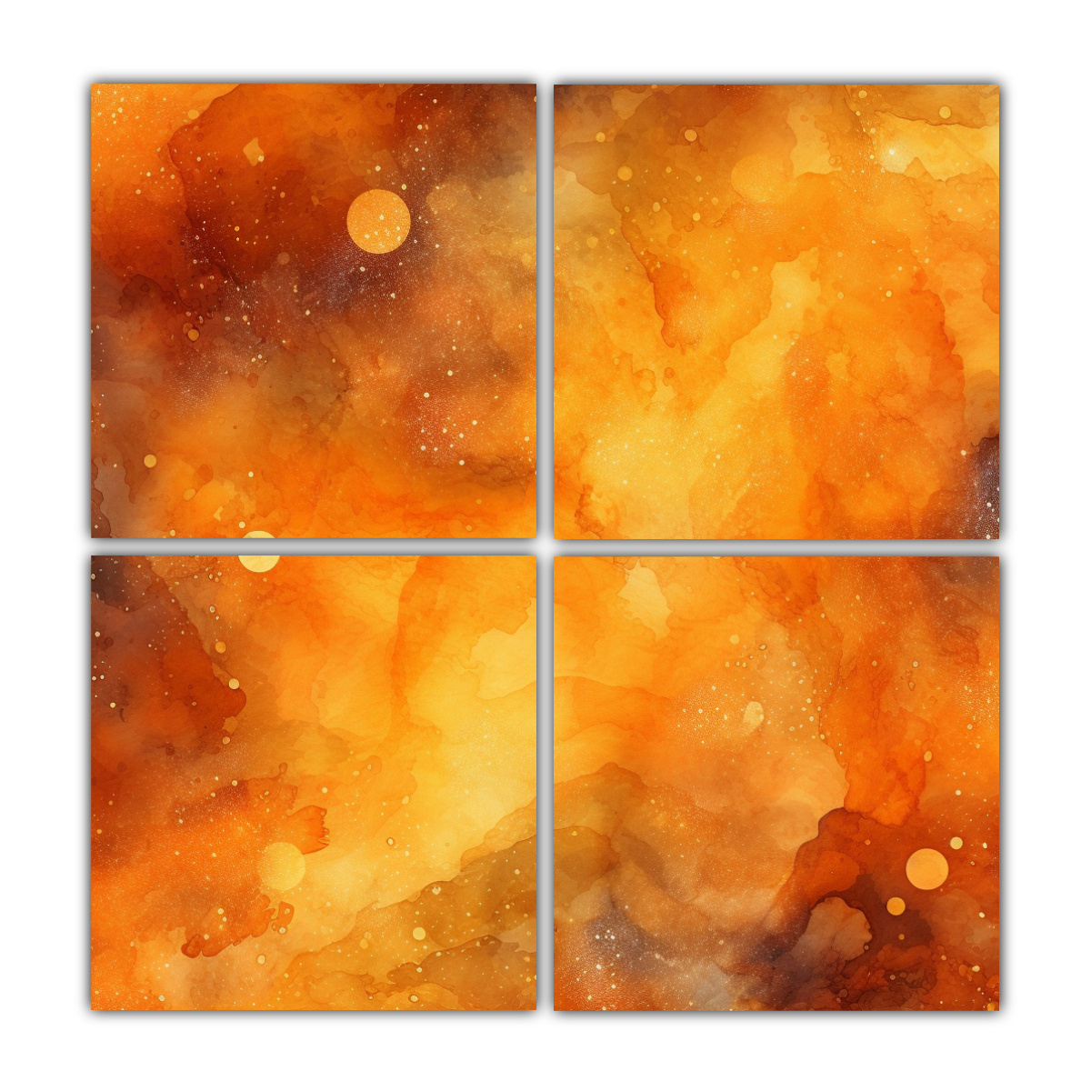 CUATRO LIENZOS COMPOSICIÓN PERSONALIDAD FONDO 180X180 CM - 1