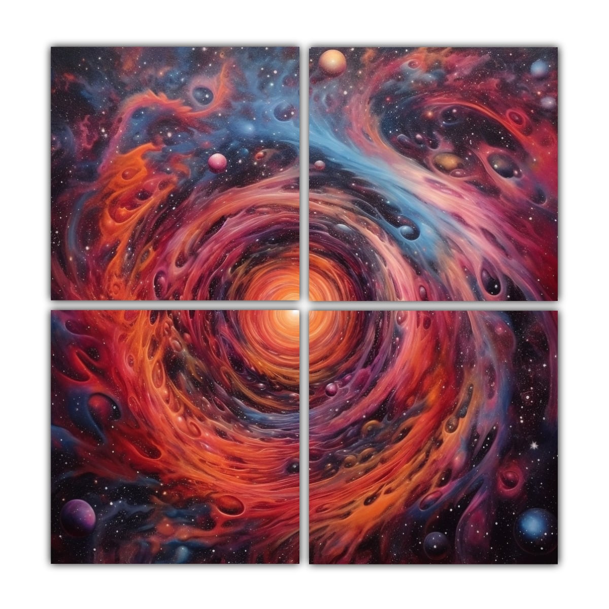 ARTE DE PARED CREATIVA VASTNESS AND BEAUTY 100X100 CM - 1