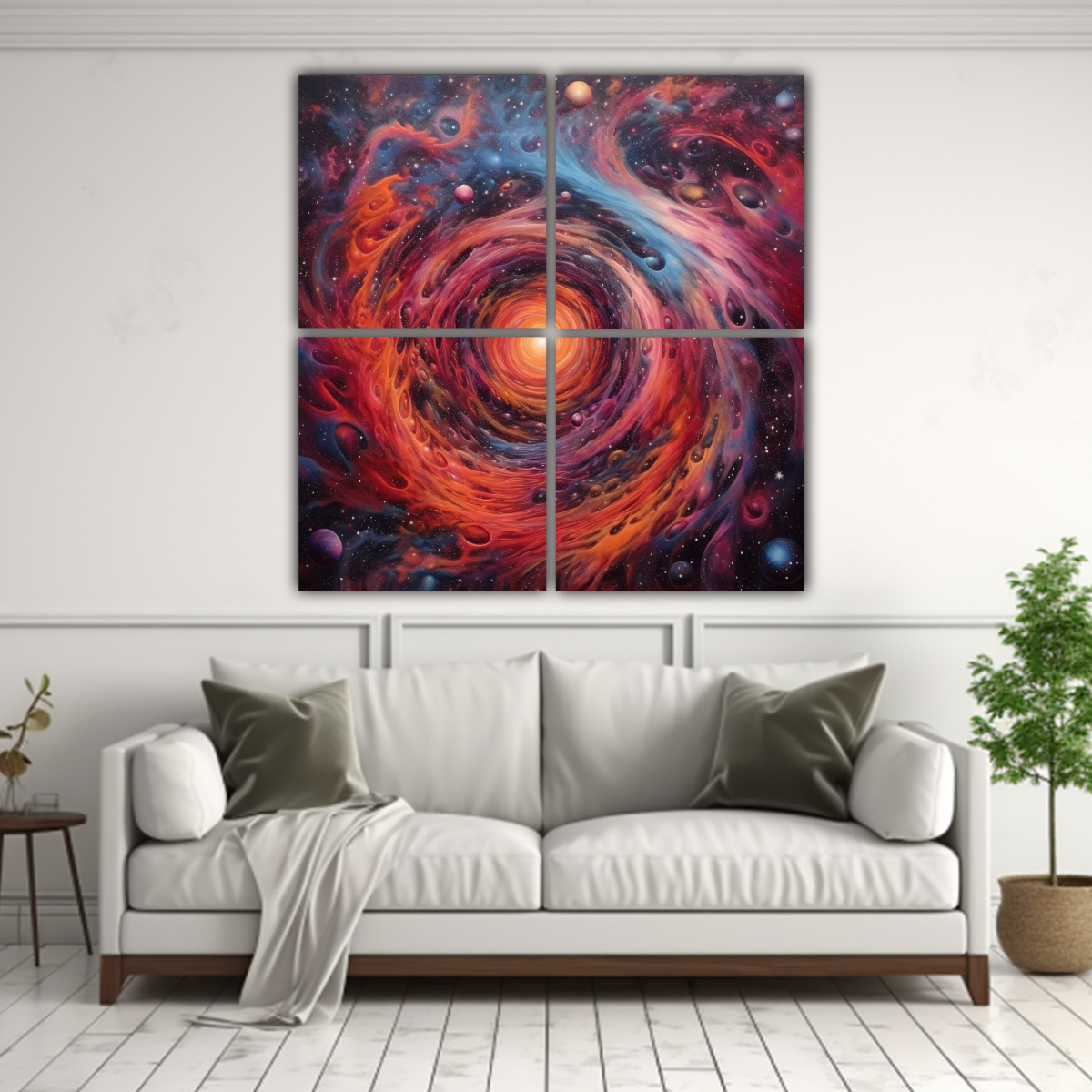 ARTE DE PARED CREATIVA VASTNESS AND BEAUTY 100X100 CM - 2