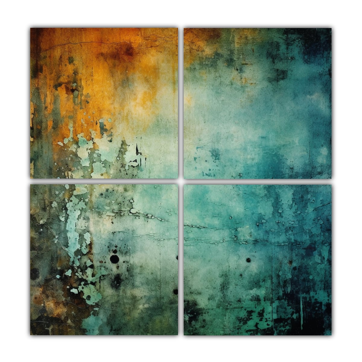 PINTURAS DECORATIVAS VINTAGE DE ALTA DEFINICIÓN 40X40 CM - 1
