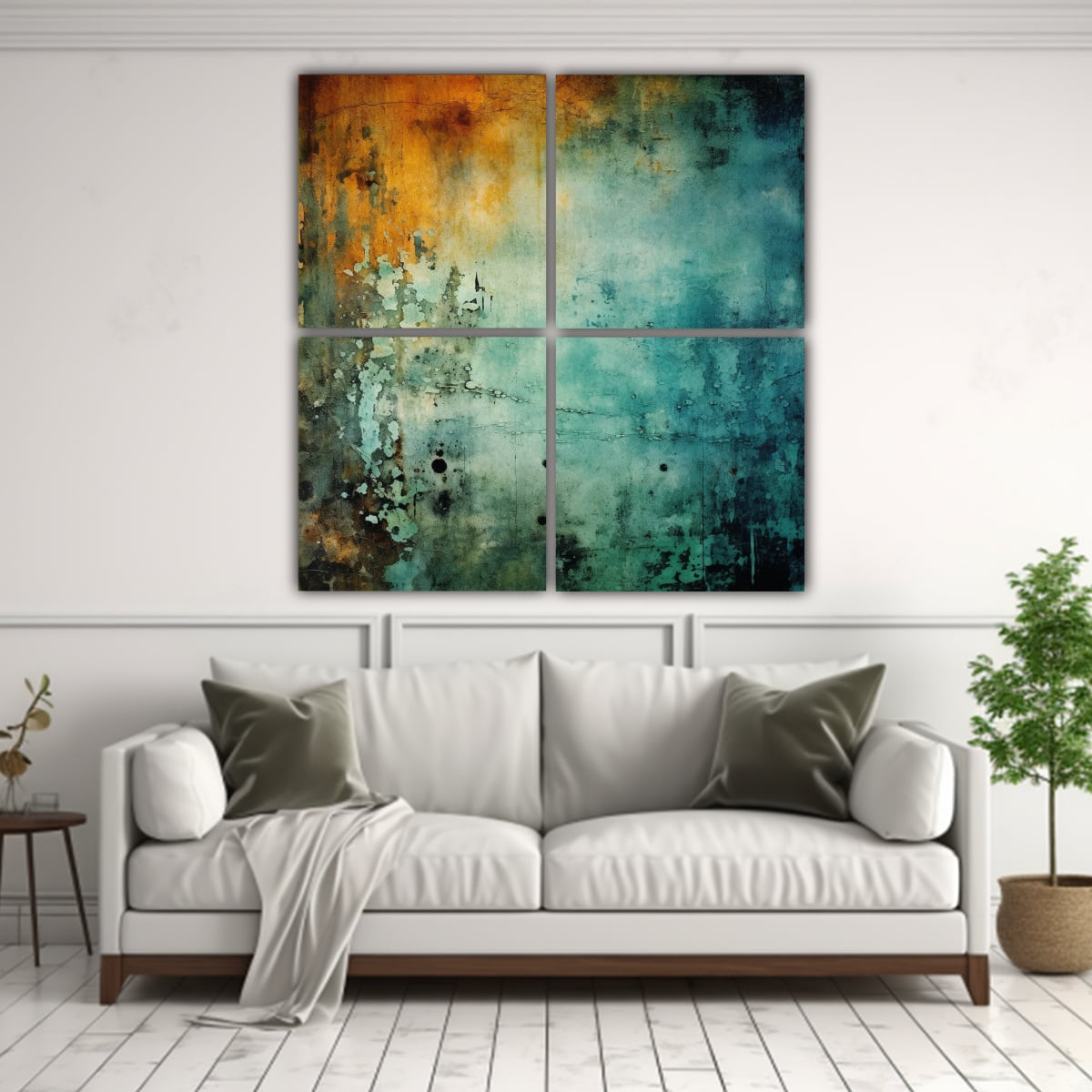 PINTURAS DECORATIVAS VINTAGE DE ALTA DEFINICIÓN 40X40 CM - 2