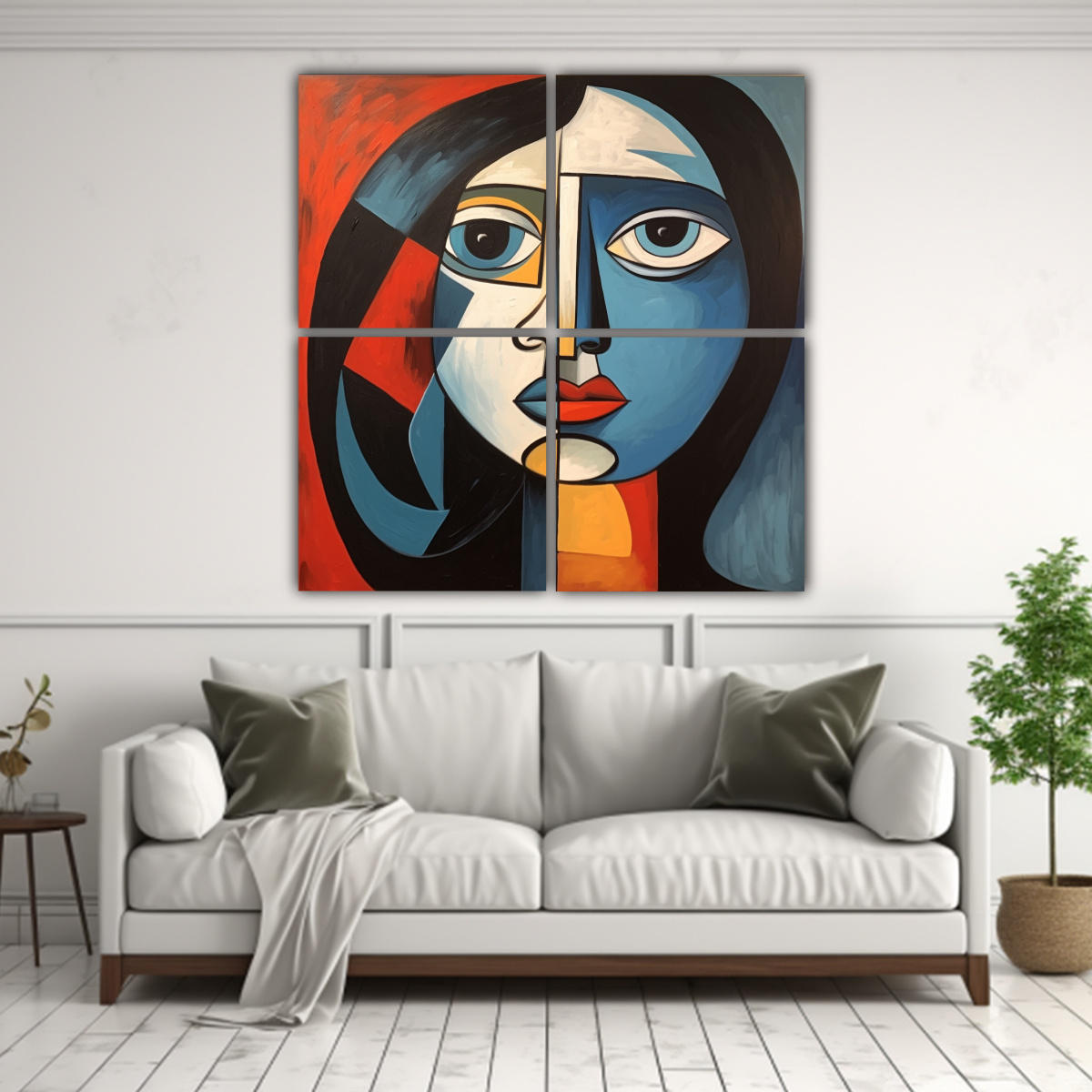 PINTURAS DECORATIVAS EN TONOS SIMPLES 335836 180X180 CM - 2