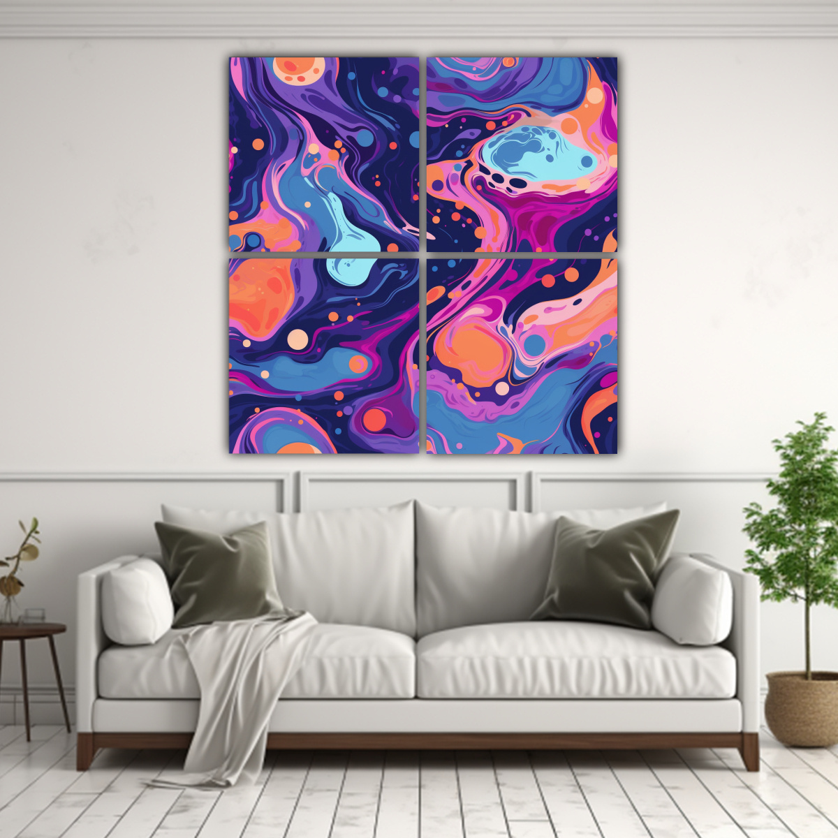 PATRÓN LÍQUIDO SIN COSTURAS ESTILO DREAMCORE 200X200 CM - 2