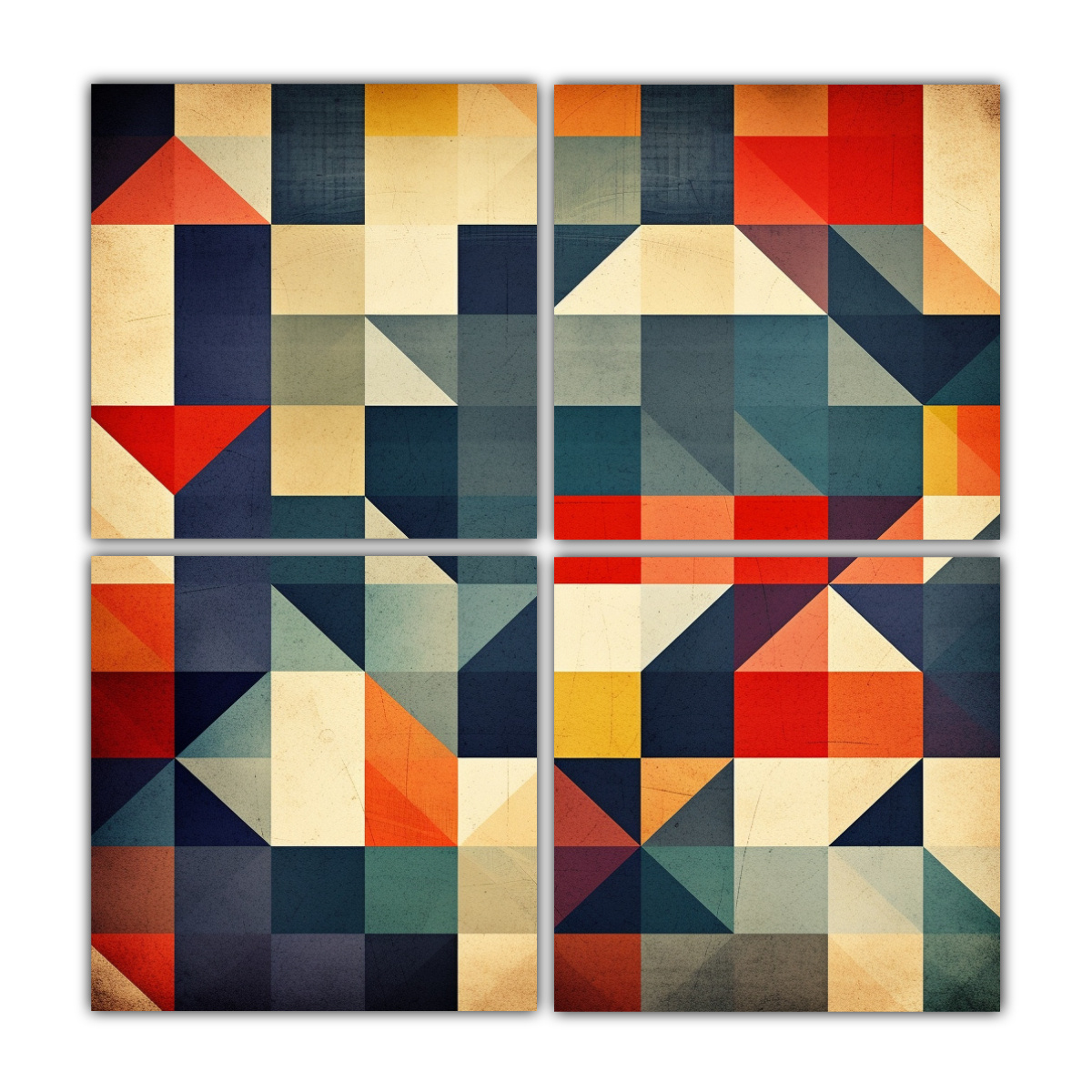 PINTURAS DECORATIVAS MODERNAS CON PATRONES 80X80 CM - 1
