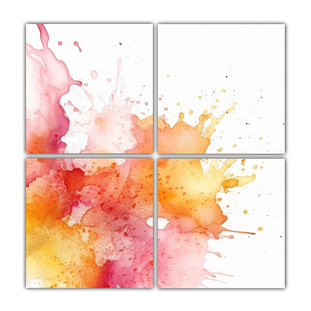 ARTES DE PARED TONOS ADORNO WATERCOLOR SUAVE 140X140 CM - 1