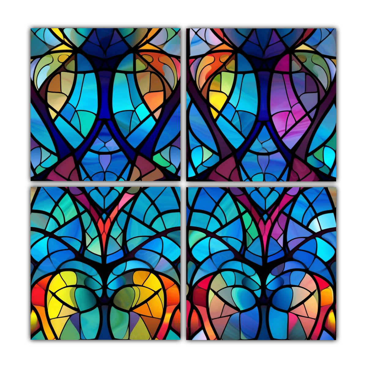 LIENZOS DE FORMA CREATIVA CON VITRAL 200X200 CM - 1