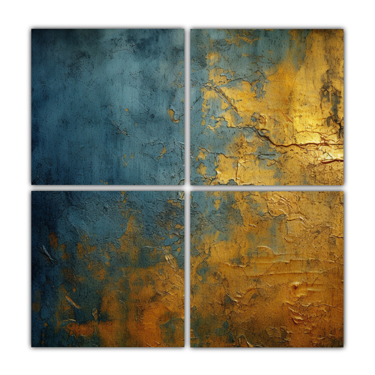 CUADRO EN BASTIDOR ESTILO GALERÍA ENIGMÁTICO 200X200 CM - 1
