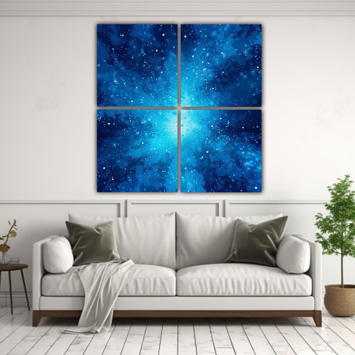 CUADROS CELESTIALES BRILLANTES PARA DECORACIÓN 60X60 CM - 2