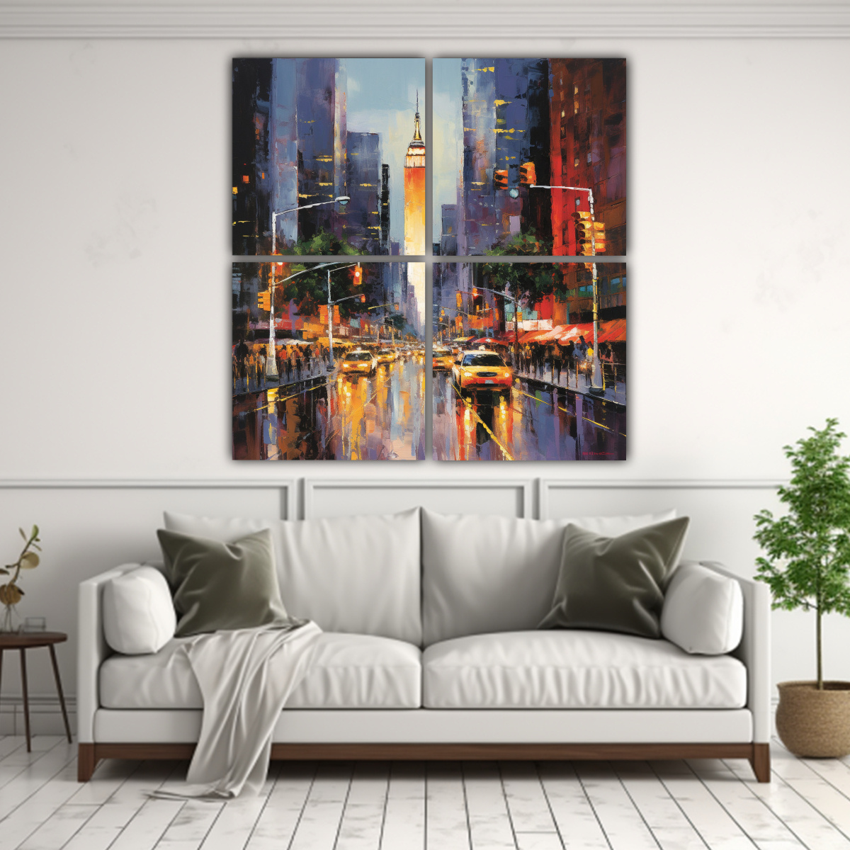 CUATRO COMPOSICIÓN INSPIRADOR EXPOSICIÓN DE 200X200 CM - 2