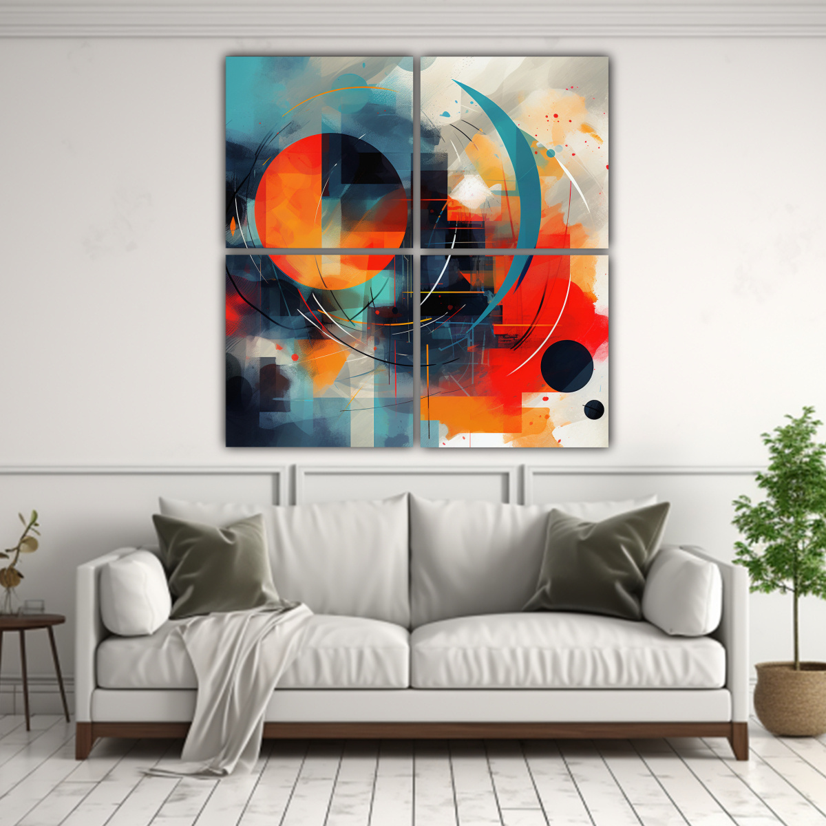 CUADROS DISEÑO MOTIVO DIGITAL EMBRACE THE 60X60 CM - 2