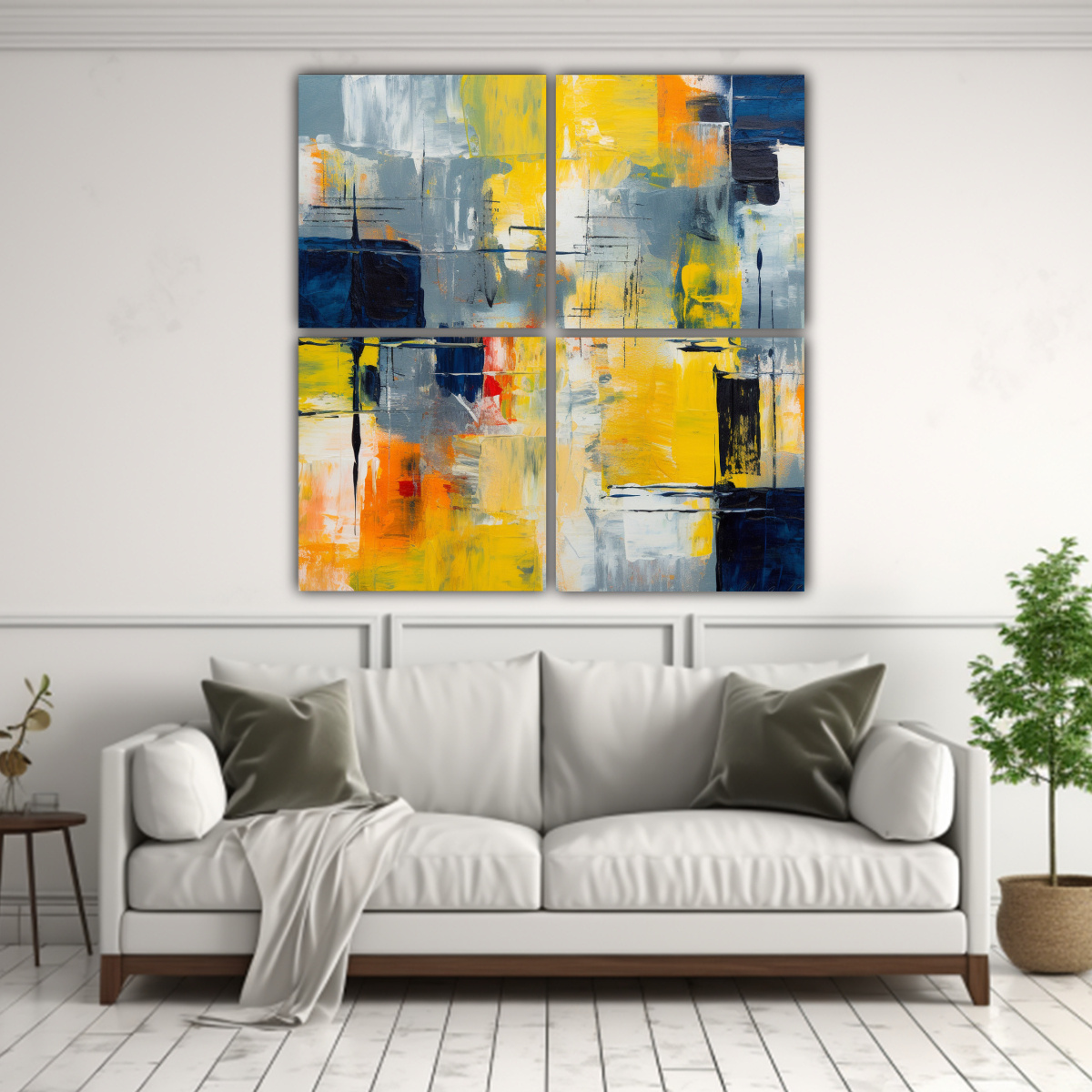 DIBUJOS MULTICOLORES PARA CREAR ARTE ABSTRACTO 120X120 CM - 2