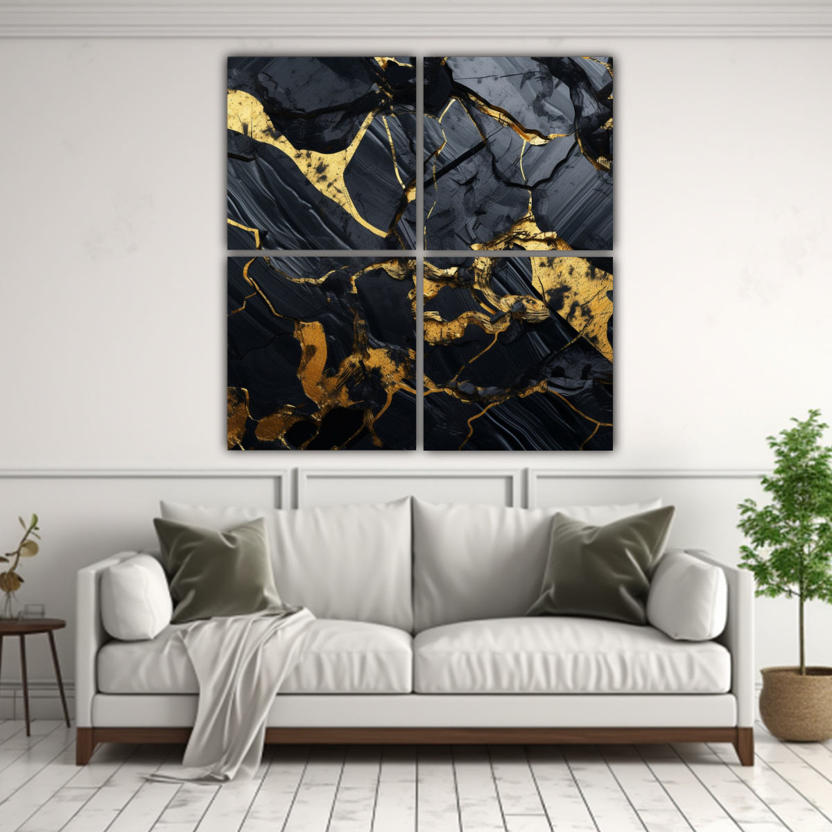 PINTURA DECORATIVA CON TEXTURA DE FONDO DE ROCA 160X160 CM - 2