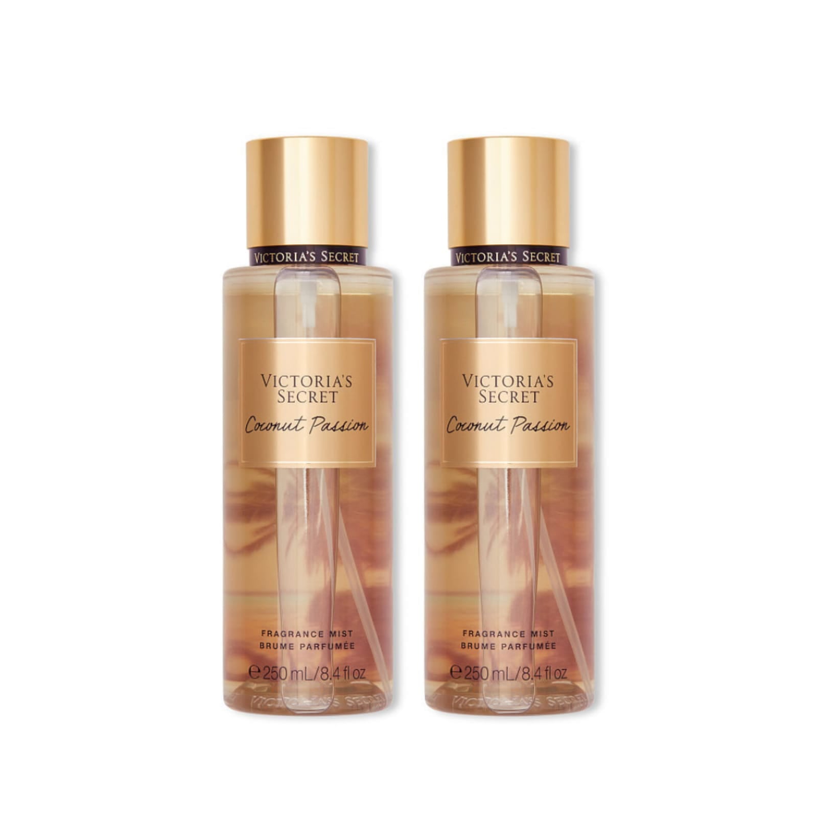 Body Splash VICTORIA'S SECRET PACK 2 SPLASH COCONUT PASSION MUJER 250 ML - 1