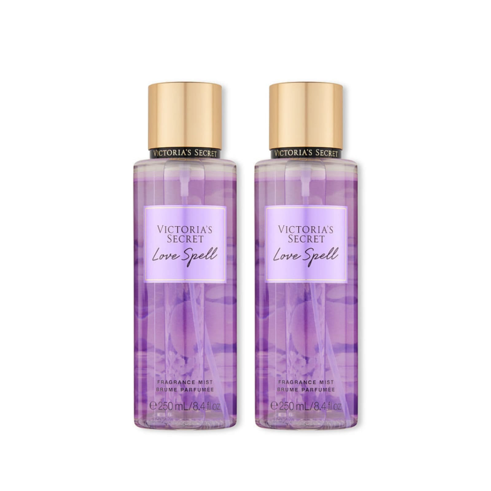 Body Splash VICTORIA'S SECRET PACK 2 SPLASH LOVE SPELL MUJER 250 ML - 1