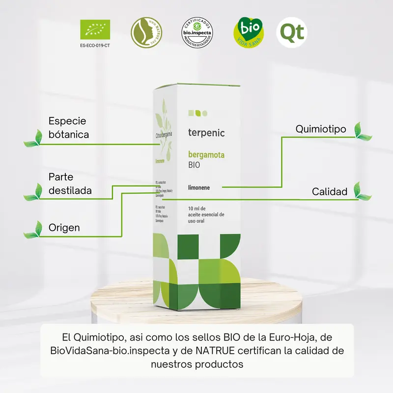 ACEITE ESENCIAL DE BERGAMOTA BIO TERPENIC 10 ML - 4