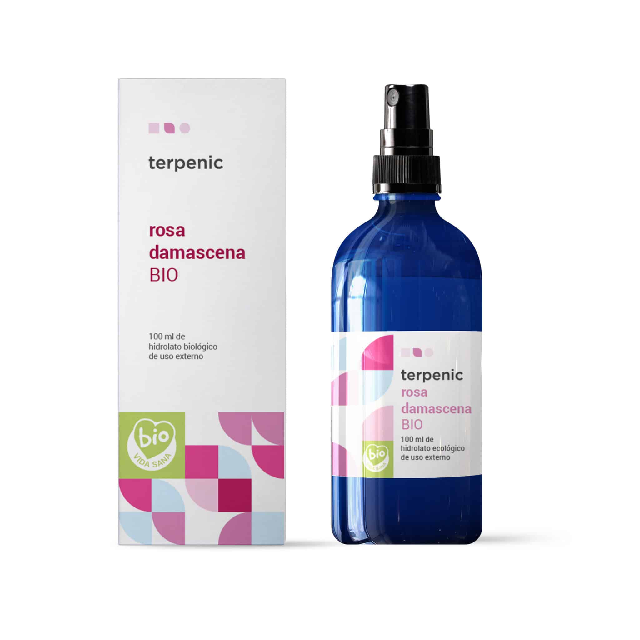 ESENCIA AROMATERAPIA CUERPO TERPENIC 100 ML HIDROLATO ROSA DAMASCENA BIO - 1