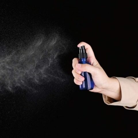 FRASCO DE VIDRIO VERDE CON ATOMIZADOR SPRAY 30ML - 3