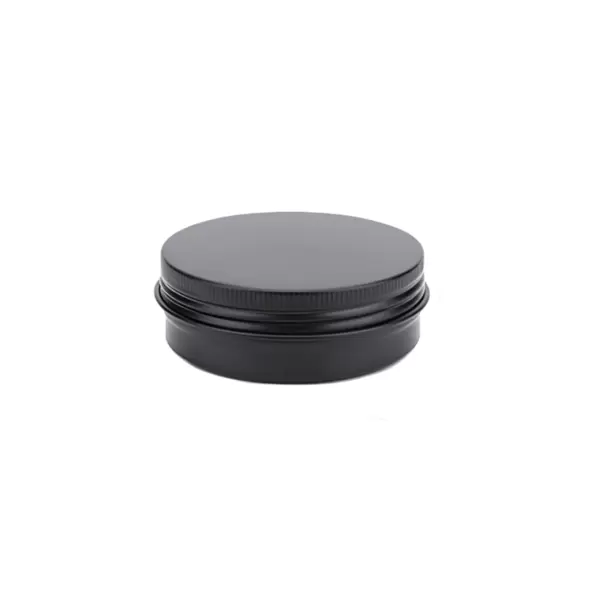 POTE DE ALUMINIO COSMÉTICO NEGRO 60ML - 1